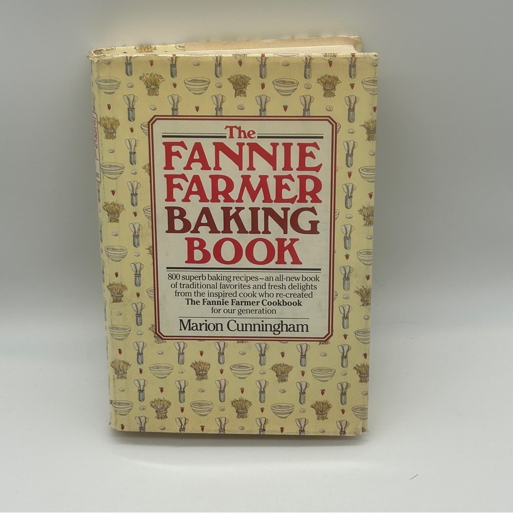 Cookbook Fannie Farmer Baking 1st Edition 1984